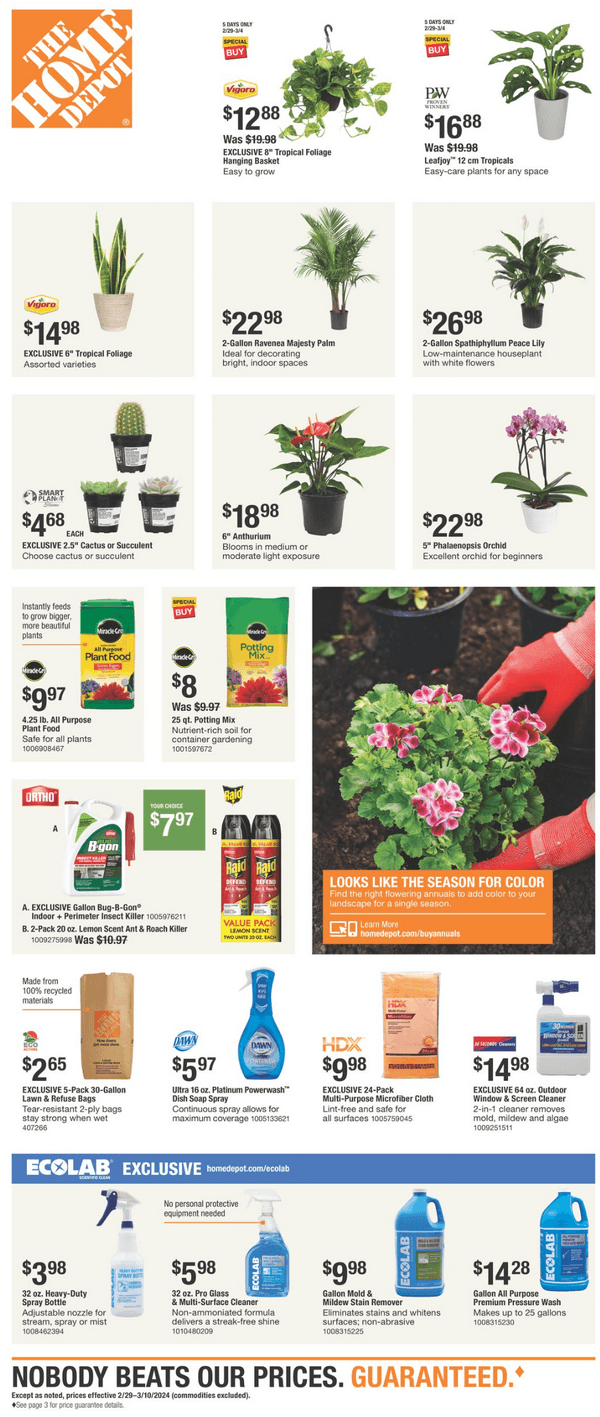 Home Depot Spring Ad Feb 29 Mar 10, 2024