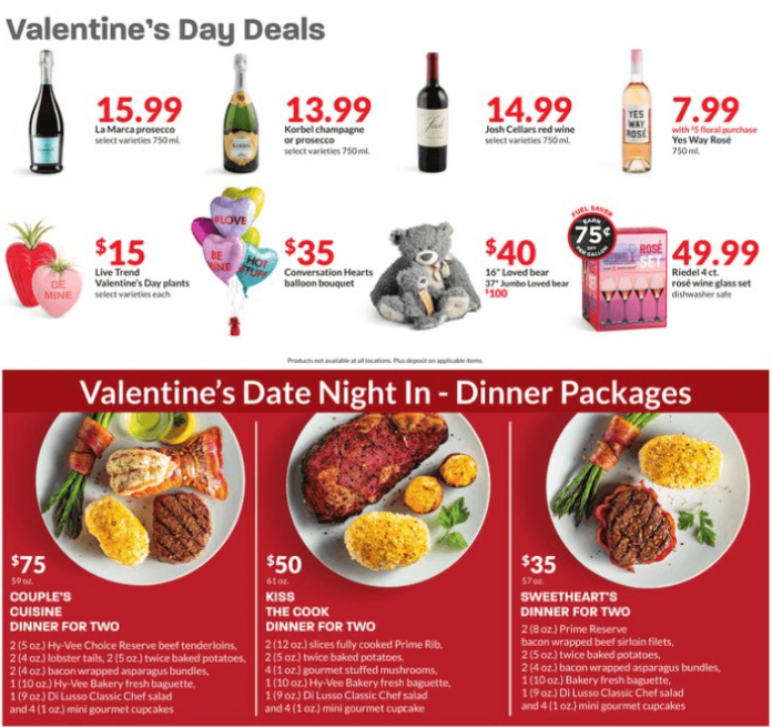 HyVee Valentine's Day Ad Feb 01 Feb 14, 2024