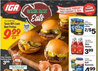 IGA Weekly Ad Feb 07 – Feb 13, 2024 (Valentine’s Day Promotion Included)