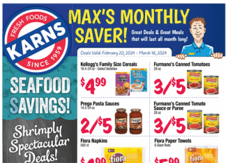 Karns Quality Foods Monthly Ad Feb 20 – Mar 18, 2024