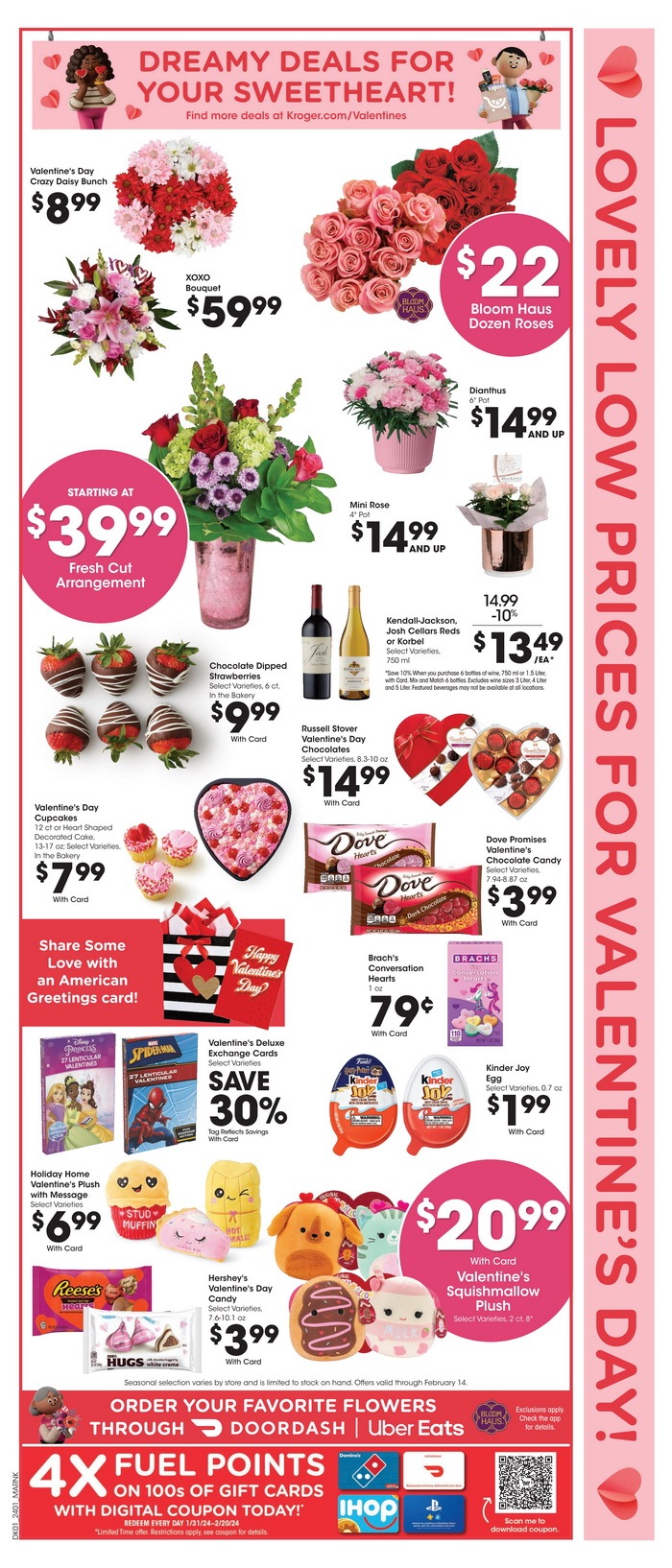 Kroger Weekly Ad Feb 07 Feb 13, 2024 (Valentine's Day Promotion Included)