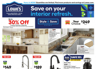 Lowe’s Weekly Ad Feb 22 – Mar 06, 2024