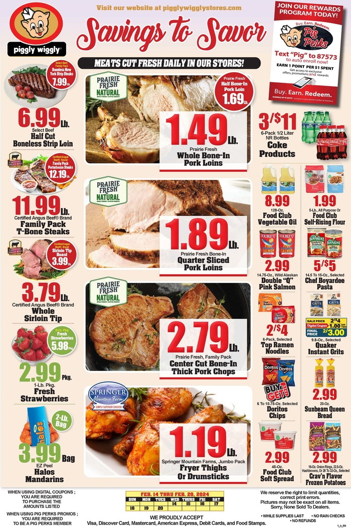 Piggly Wiggly Weekly Ad Feb 14 Feb 20, 2024