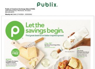 Publix Weekly Ad Feb 14 – Feb 20, 2024 (Valentine’s Day Promotion Included)