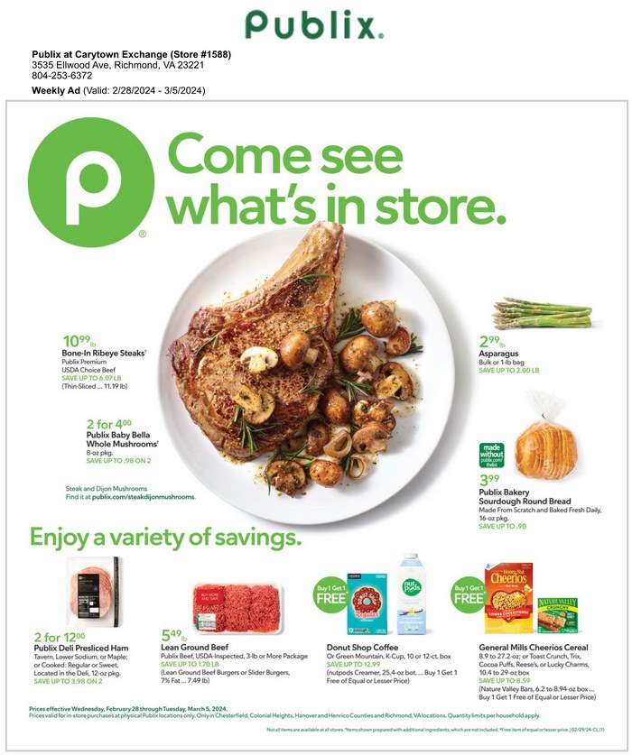 Publix Weekly Ad Feb 28 Mar 05, 2024