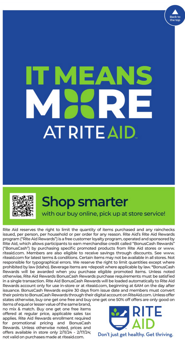 Rite Aid Weekly Ad Feb 11 Feb 17, 2024 (Valentine's Day Promotion