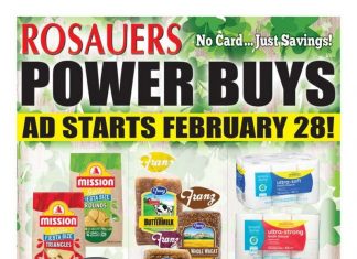 Rosauers Monthly Ad Feb 28 – Mar 26, 2024