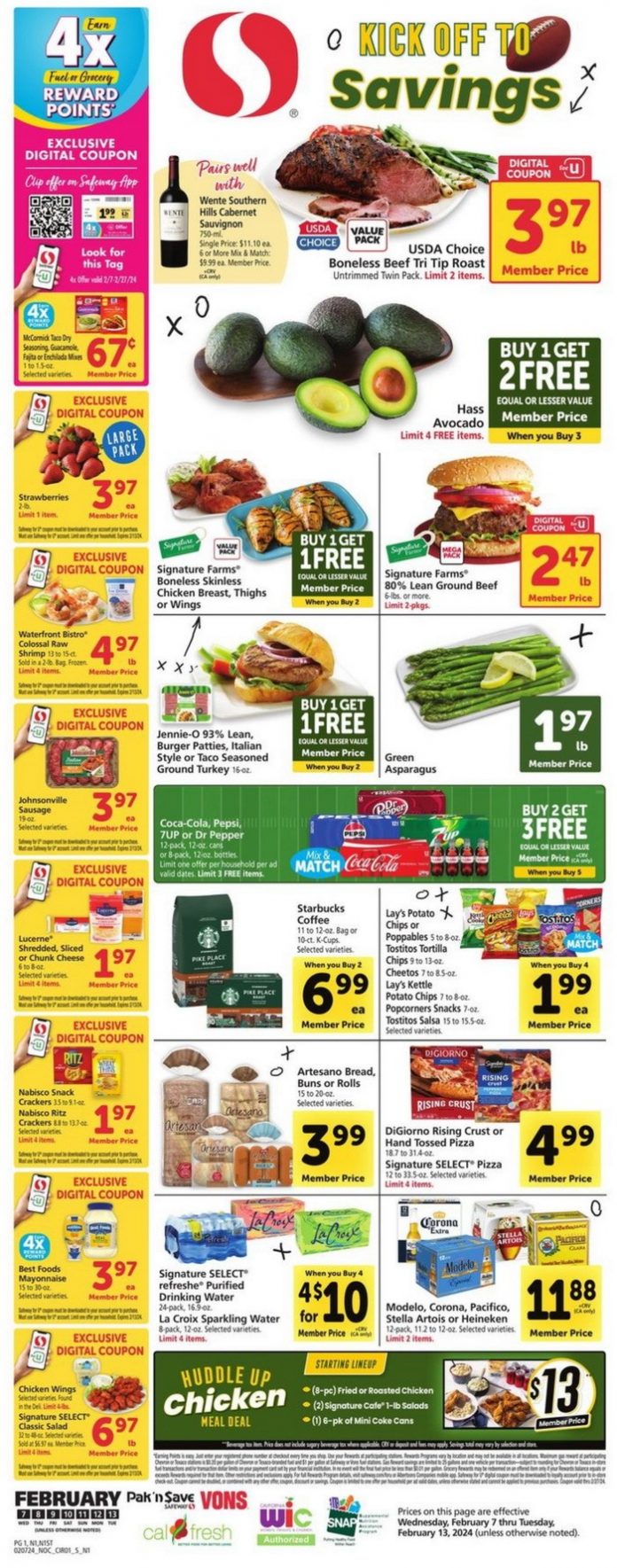 Safeway Weekly Ad Feb 07 Feb 13, 2024 (Lunar New Year & Valentine's