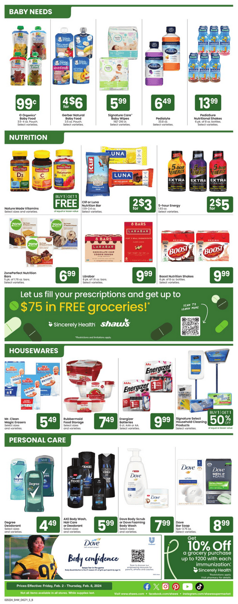 Shaw's Weekly Ad Feb 02 – Feb 08, 2024 (Valentine's Day Promotion Included)