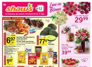 Shaw’s Weekly Ad Feb 09 – Feb 15, 2024 (Valentine’s Day Promotion Included)