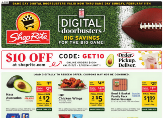 ShopRite Weekly Ad Feb 02 – Feb 08, 2024 (Valentine’s Day Promotion Included)