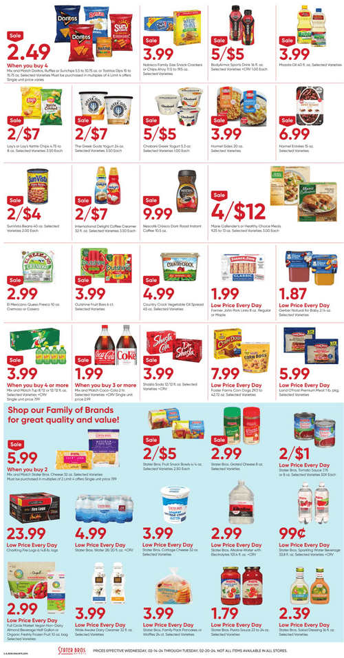 Stater Bros Weekly Ad Feb 14 Feb 20, 2024 (Valentine's Day Promotion