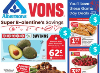 Vons Weekly Ad Feb 07 – Feb 13, 2024 (Valentine’s Day Promotion Included)