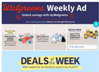 Walgreens Weekly Ad Feb 18 – Feb 24, 2024