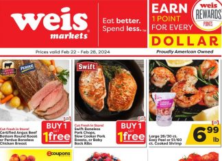 Weis Markets Weekly Ad Feb 22 – Feb 28, 2024 (Easter Promotion Included)