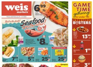 Weis Markets Weekly Ad Feb 15 – Feb 21, 2024