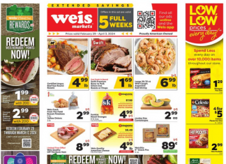 Weis Markets Monthly Ad Feb 29 – Apr 03, 2024 (Easter Promotion Included)