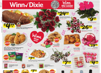 Winn-Dixie Weekly Ad Feb 14 – Feb 20, 2024 (Valentine’s Day Promotion Included)
