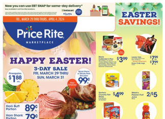 Price Rite Weekly Ad Mar 29 – Apr 04, 2024 (Easter Pomotion Included)