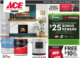 ACE Hardware Spring Event Ad Mar 13 – Mar 25, 2024