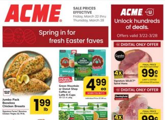 ACME Weekly Ad Mar 22 – Mar 28, 2024 (Easter Promotion Included)