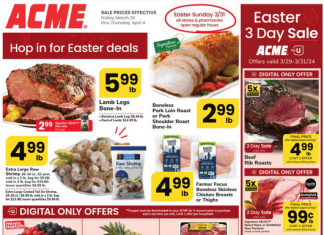 ACME Weekly Ad Mar 29 – Apr 04, 2024 (Easter Promotion Included)