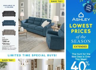 Ashley Furniture HomeStore Weekly Ad Mar 26 – Apr 01, 2024
