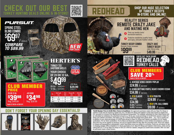 Bass Pro Shops Turkey Season Sale Mar 14 Apr 17, 2024