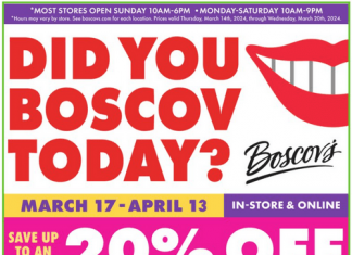 Boscov’s Weekly Ad Mar 14 – Mar 20, 2024