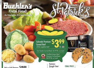 Buehler’s Weekly Ad Mar 13 – Mar 19, 2024 (St. Patrick’s Day Promotion Included)