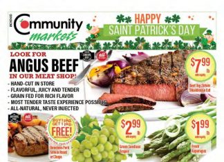 Community Markets Weekly Ad Mar 14 – Mar 20, 2024 (St. Patrick’s Day Promotion Included)
