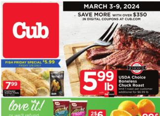 Cub Foods Weekly Ad Mar 03 – Mar 09, 2024