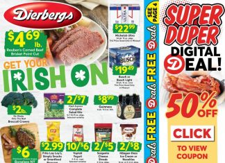 Dierbergs Markets Weekly Ad Mar 12 – Mar 18, 2024 (St. Patrick’s Day Promotion Included)