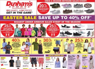 Dunham’s Sports Weekly Ad Mar 23 – Mar 28, 2024 (Easter Promotion Included)