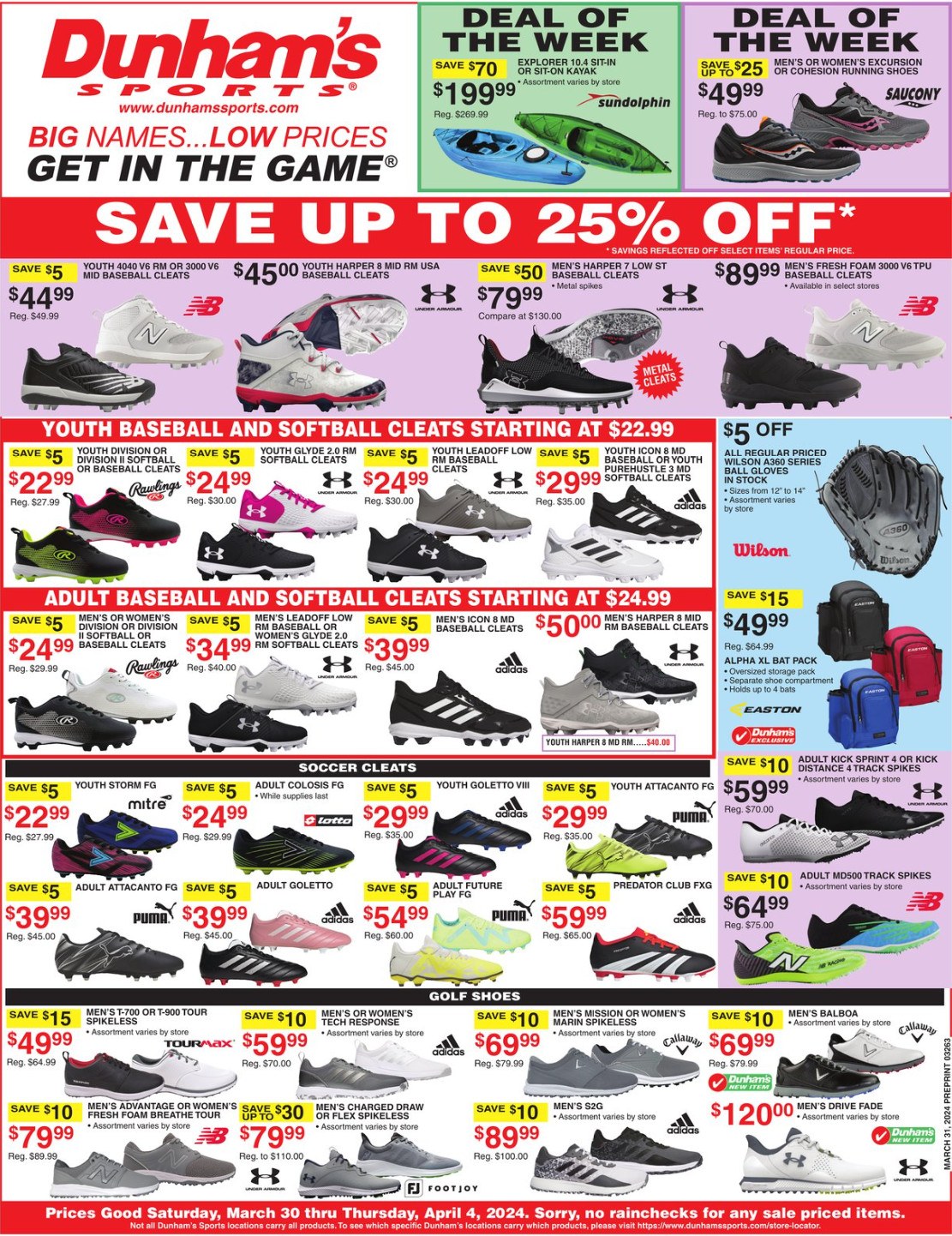 Dunham's Sports Weekly Ad Mar 30 – Apr 04, 2024