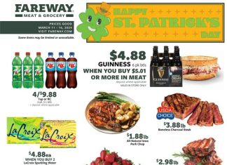 Fareway Weekly Ad Mar 11 – Mar 16, 2024 (St. Patrick’s Day Promotion Included)