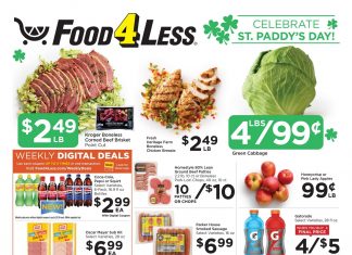 Food 4 Less Weekly Ad Mar 13 – Mar 19, 2024 (St. Patrick’s Day Promotion Included)