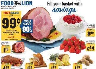 Food Lion Weekly Ad Mar 27 – Apr 02, 2024 (Easter Promotion Included)