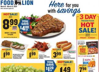 Food Lion Weekly Ad Mar 06 – Mar 12, 2024