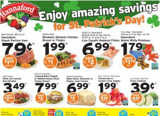 Hannaford Weekly Ad Mar 10 – Mar 16, 2024 (St. Patrick’s Day Promotion Included)