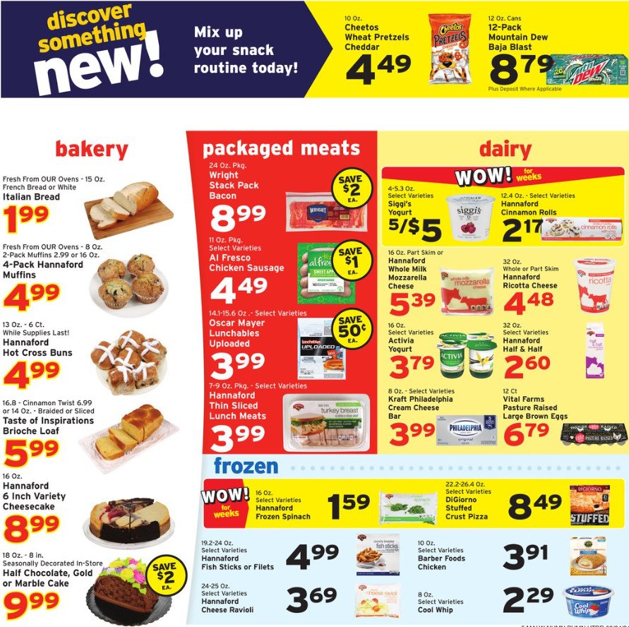 Hannaford Weekly Ad Mar 24 Mar 30, 2024 (Easter Promotion Included)