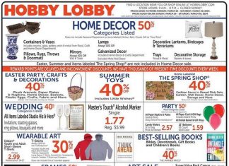 Hobby Lobby Weekly Ad Mar 24 – Mar 30, 2024 (Easter Promotion Included)