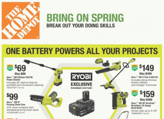 Home Depot Spring Event Mar 21 – Apr 01, 2024