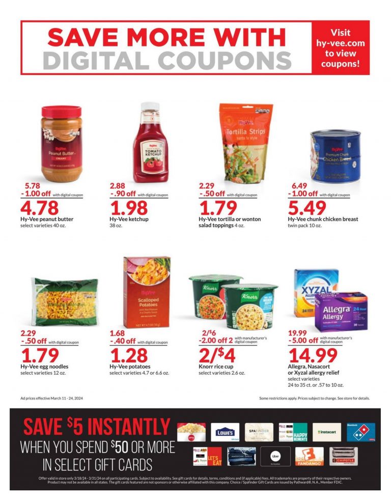HyVee Weekly Ad Mar 11 Mar 24, 2025