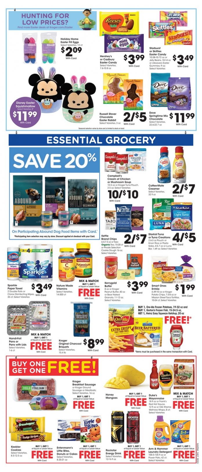 Kroger Weekly Ad Mar 20 Mar 26, 2024 (Easter Promotion Included)