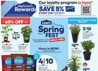 Lowe’s Weekly Ad Mar 21 – Apr 03, 2024