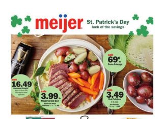Meijer Weekly Ad Mar 10 – Mar 16, 2024 (St. Patrick’s Day Promotion Included)