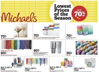 Michaels Weekly Ad Mar 15 – Mar 24, 2024 (Easter Promotion Included)