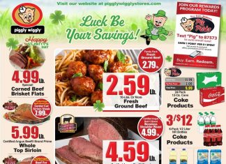 Piggly Wiggly Weekly Ad Mar 13 – Mar 19, 2024 (St. Patrick’s Day Promotion Included)