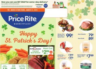 Price Rite Weekly Ad Mar 08 – Mar 21, 2024 (St. Patrick’s Day Promotion Included)